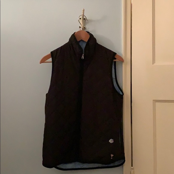 Reversible lightweight black and blue vest - Picture 2 of 6